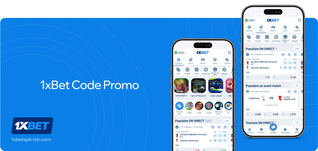 1xBet Betapk RDC Code Promo
